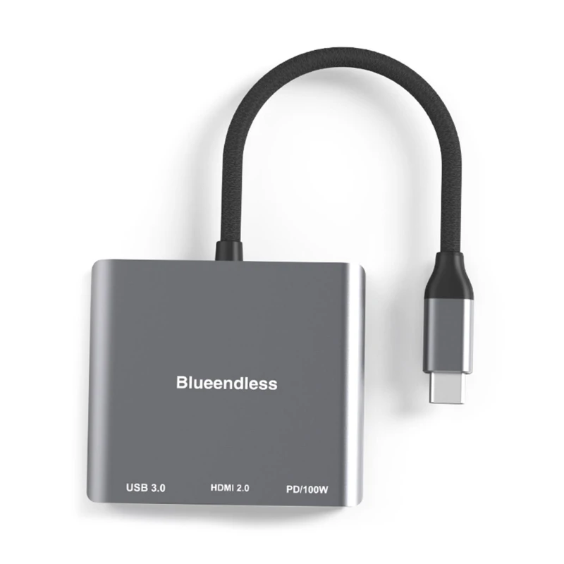 

Новинка 2022 док-станция Type-C, Φ 4K 60Hz, расширение PD Usb3.0 3 в 1 Hub