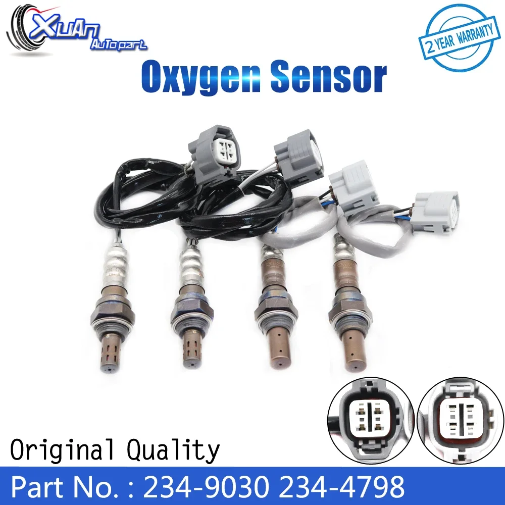XUAN Car Front Rear Upstream Downstream Air Fuel Ratio Lambda O2 Oxygen Sensor 234-9030 234-4798 for Jaguar XJ8 XJR V8 4.2L 2004