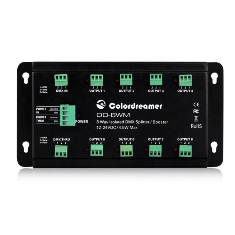 

DMX512 Splitter booster distributor led artnet controller dmx Signal amplifier