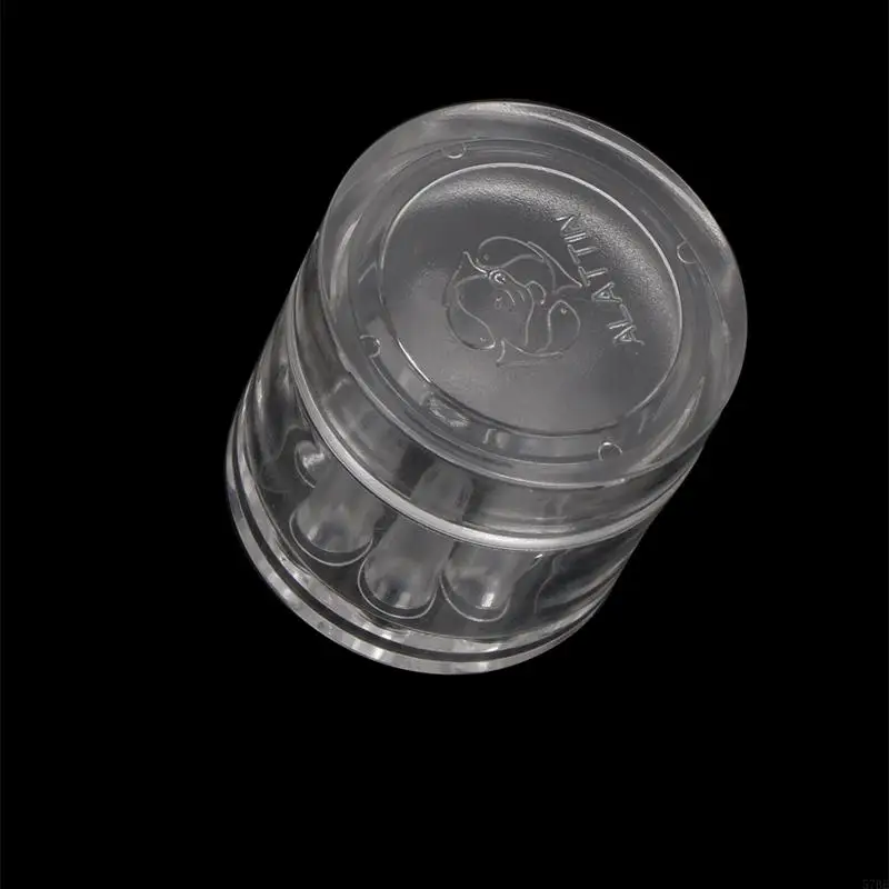 57be Planaria Trap Aquarium Worm Catcher Checker Speaks Прозрачные акриловые 8 отверстий