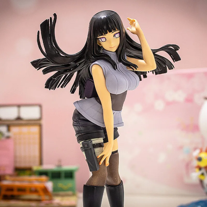 

Naruto Anime Figure Hyūga Hinata Vortex Hinata Cute Modeling Doll Collection Statue Model Decoration Toys 20CM