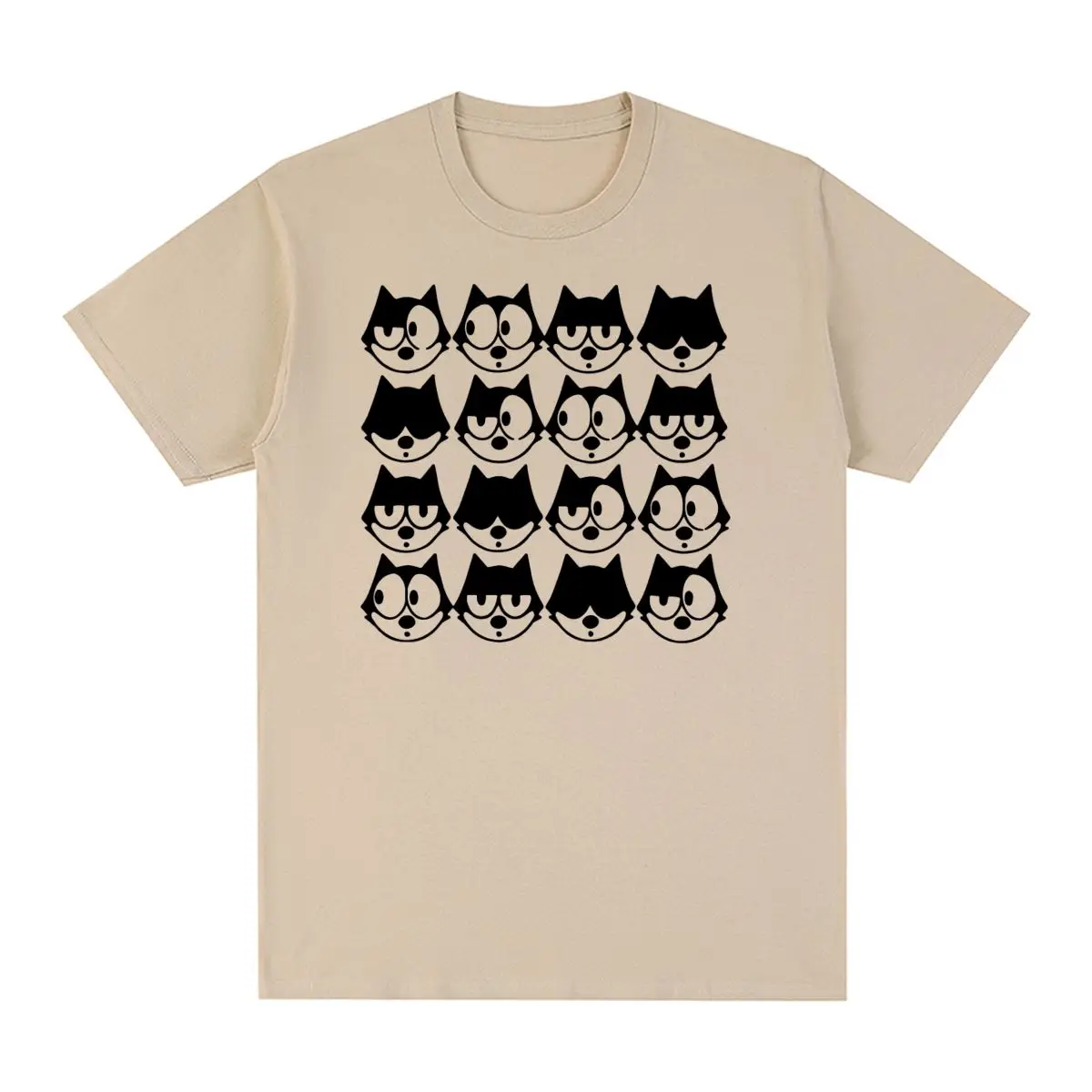 

felix cat Vintage T-shirt Classic Well Done Cotton Men T shirt New Tee Tshirt Womens Tops