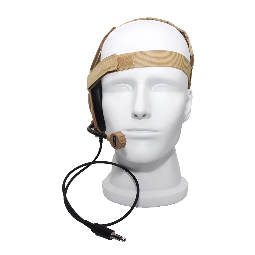 HD03 Tactical Bowman Elite II Radio Headset Earpiece Microphone For Two Way Radio walkie talkie