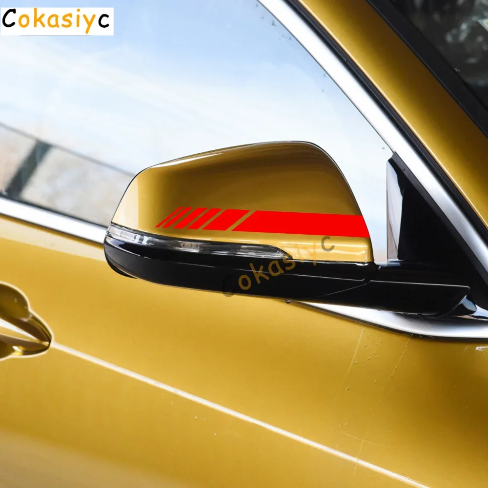 Фото Наклейки на зеркало заднего вида для BMW E28 E30 E34 E36 E39 E46 E53 E60 E61 E62 E70 E87 E90 E91 E92 E93 Стайлинг виниловые пленки наклейки №3