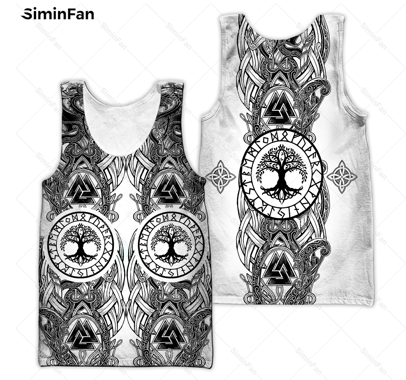 

Viking 3D All Over Printed Tank Tops Casual Vest Mens Summer Sleeveless Tee Female Singlet Unisex Shirts Hawaiian Undershirt-2