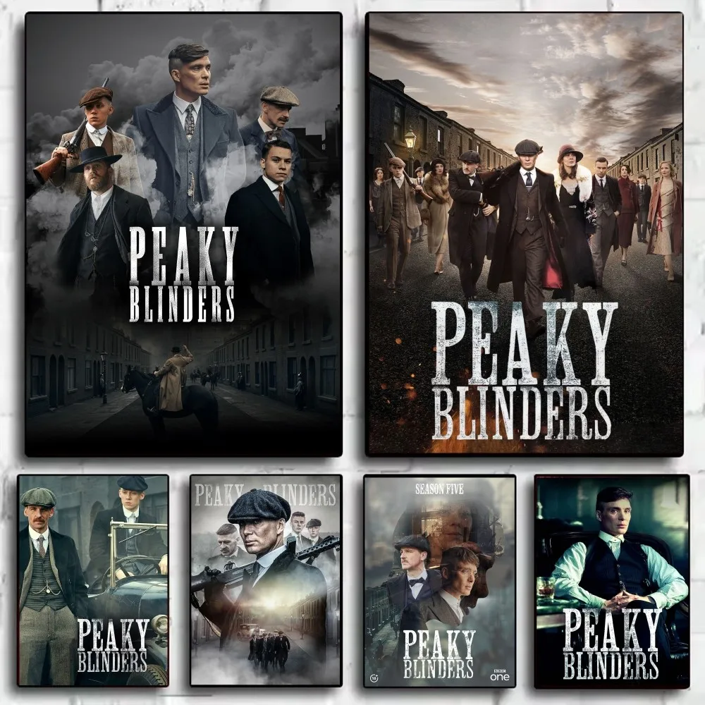 P-Peaky B- Blinders ТВ-плакат HD арт липкая стена водонепроницаемый дом гостиная спальня