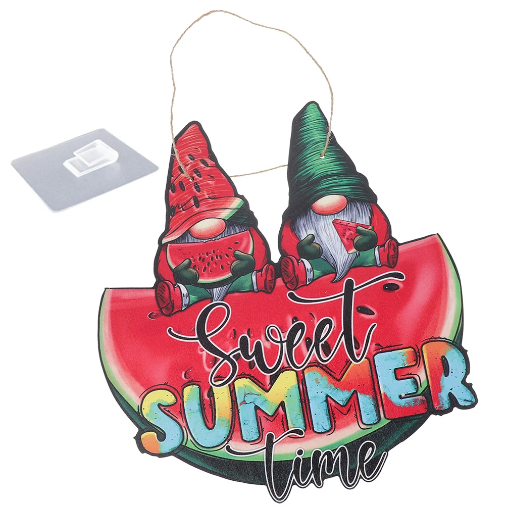 

Summer Themed Cartoon Wooden Board Decor Outdoors Indoors Wooden Sign Door Decor