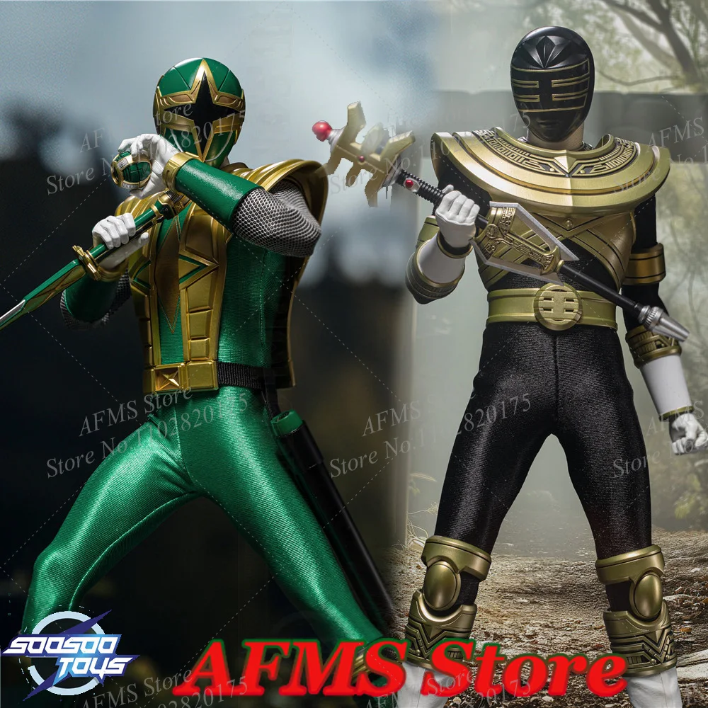 Soosootoys SST-063 масштаб 1/6 Коллекционная Фигурка Зеленый Воин супер черный ниндзя