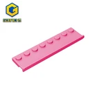 Gobrick GDS-747 строительный блок ( 30586) пластина 2X8 Втскользящий паз-1x8 односторонний желоб