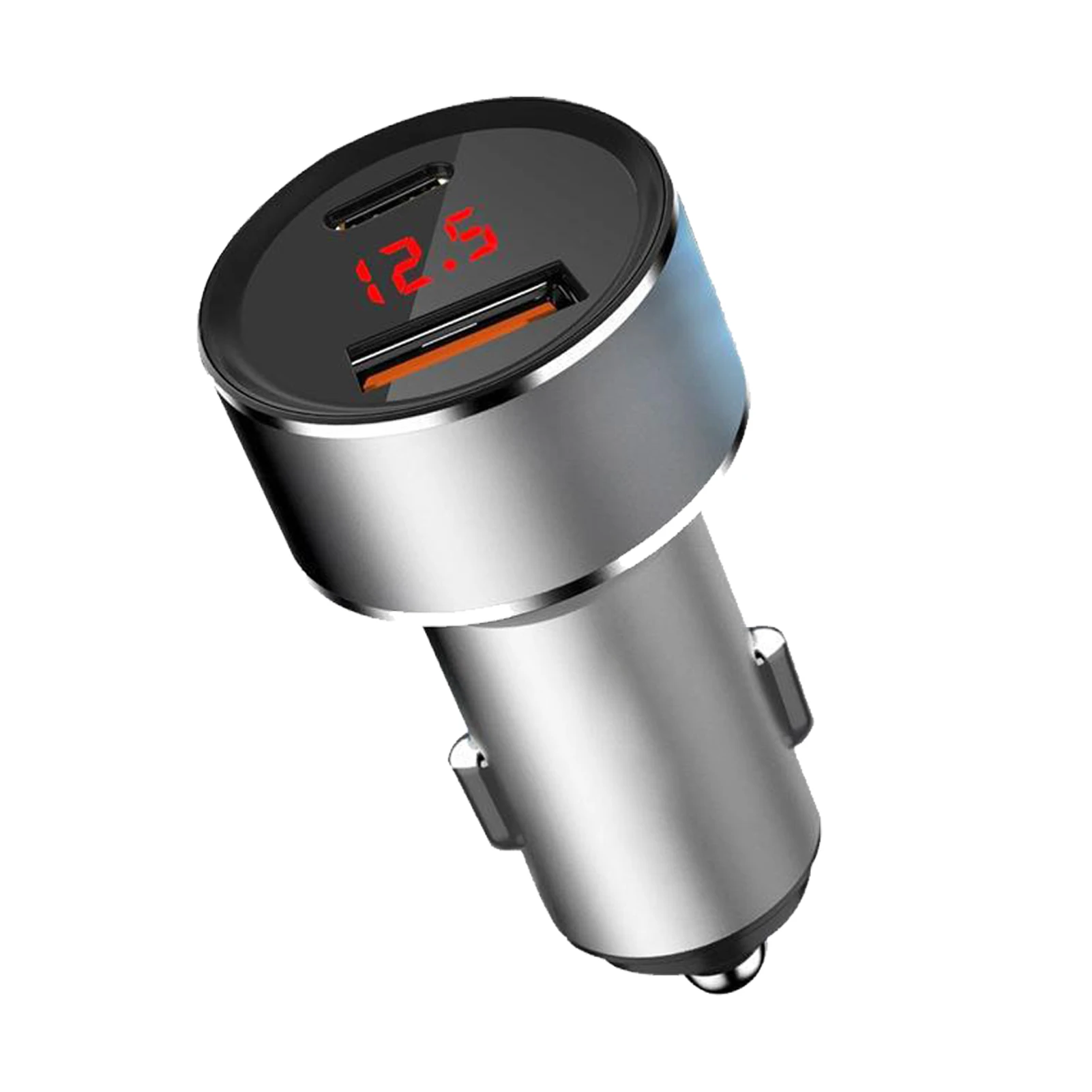 

Адаптер из алюминиевого сплава, портативный многоуровневый защитный аксессуар для интерьера, USB PD прикуриватель, 18 Вт, легкое двойное автом...