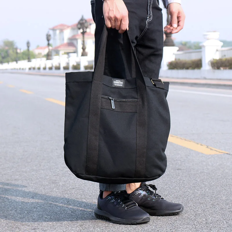 

Bag Student New Handbag 2023 Korean Men Canvas Simple Arrive Bag Shoulder Unisex Casual Style Crossbody Tilorraien Messenger Bag