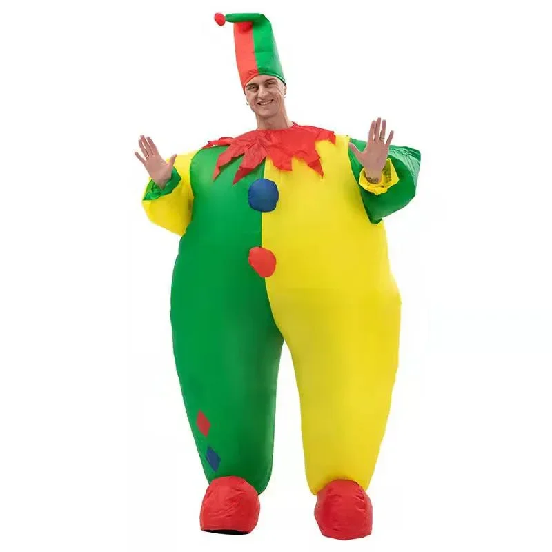 

New and Unique Halloween Doll Costume Cosplay Funny Props Fat Man Joker Inflatable Stage Performance Costume