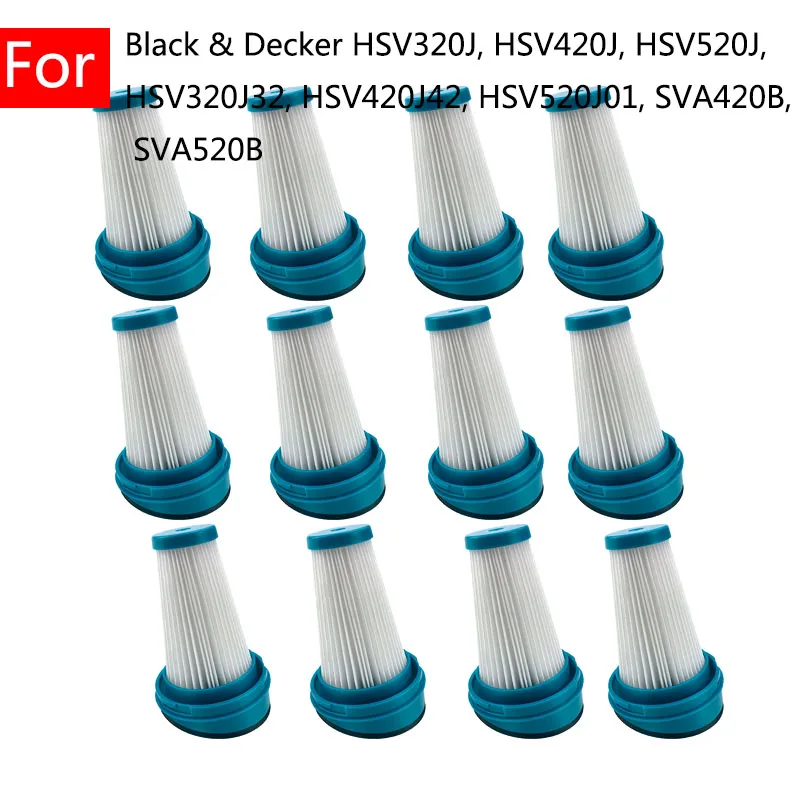 

Robot Vacuum Cleaner Filter Accessories For Black & Decker HSV320J HSV420J HSV520J HSV320J32 HSV420J42 HSV520J01 SVA420B SVA520B