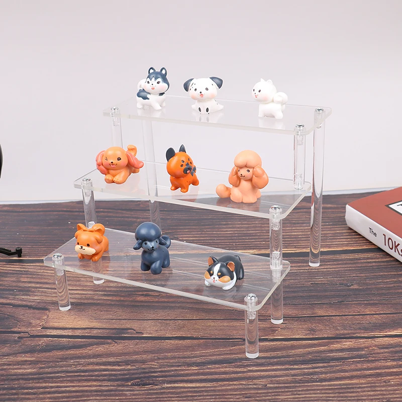 

Clear Acrylic Display Stand For Anime Figures Cupcake Shelf Organizer Desserts Holder Jewels Display Risers Stand Perfume Stand