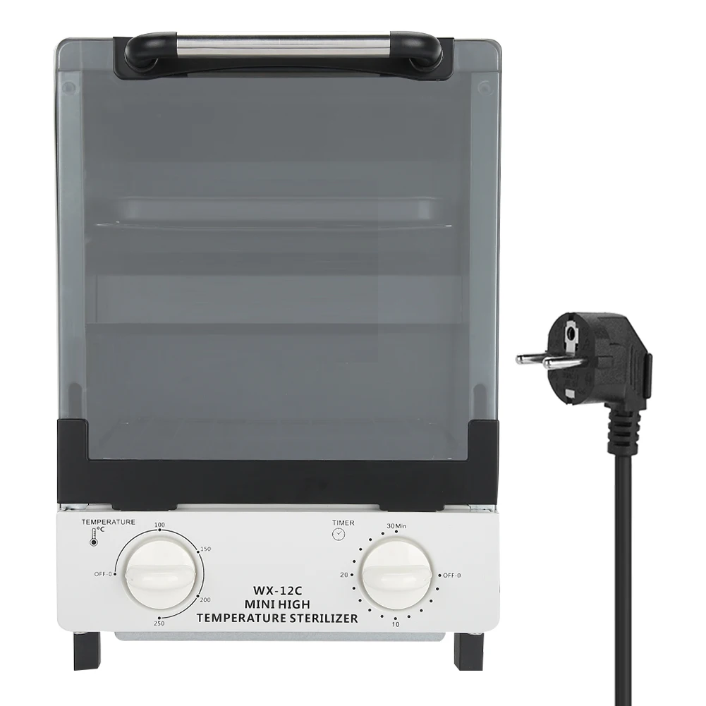 

12L High Temperature Cleaning Machine for Nail Art Scissors Tools EU Plug