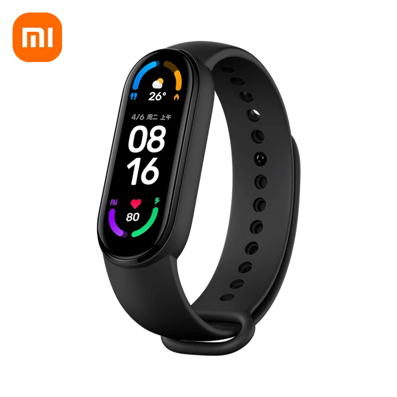 

Xiaomi Mi Band 6 Blood Oxygen AMOLED Screen Fitness Bracelet Miband6 Fitness Traker Waterproof Xiomi Smart Band