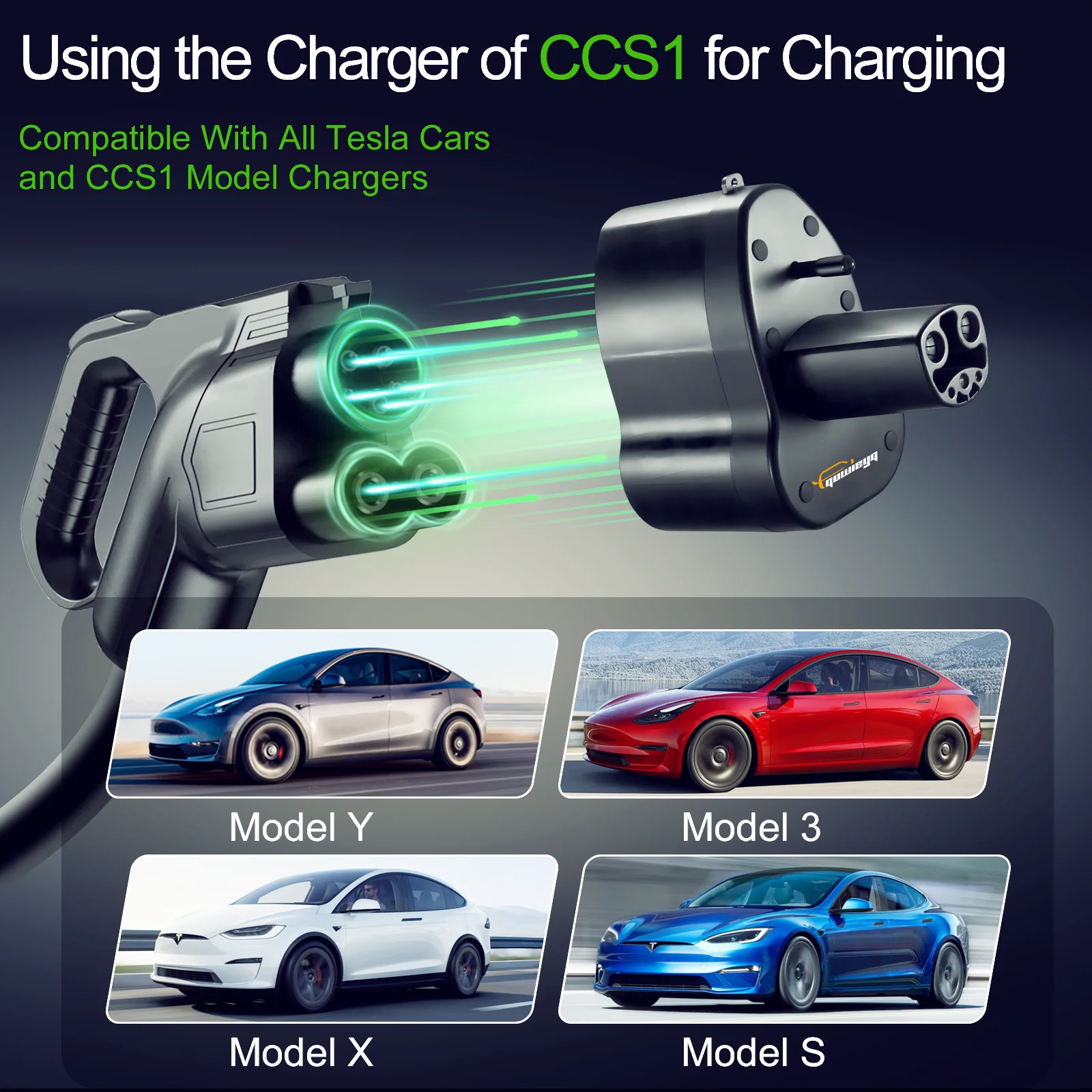 Рисунок 3 - Адаптер GUWIEYG CCS1-NACS для Tesla Model 3