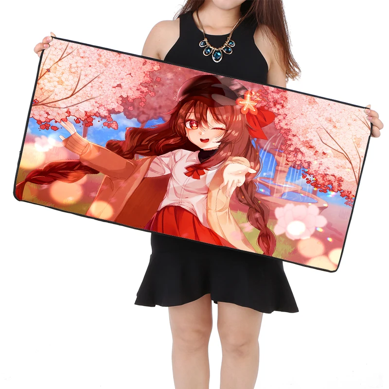 

Cute girl XXL большой коврик для мышек с Аниме игры для дома крутой детской настольный компьютер аксессуары для игры аниме Настольный коврик