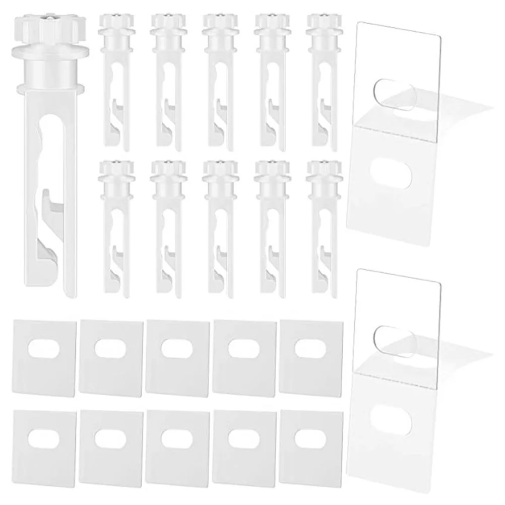 

12 Sets Vertical Blind Repair Blind Repair Tabs Blind Tabs Slats Curtain Pulley Accessories Blinds Vertical Blind Stems