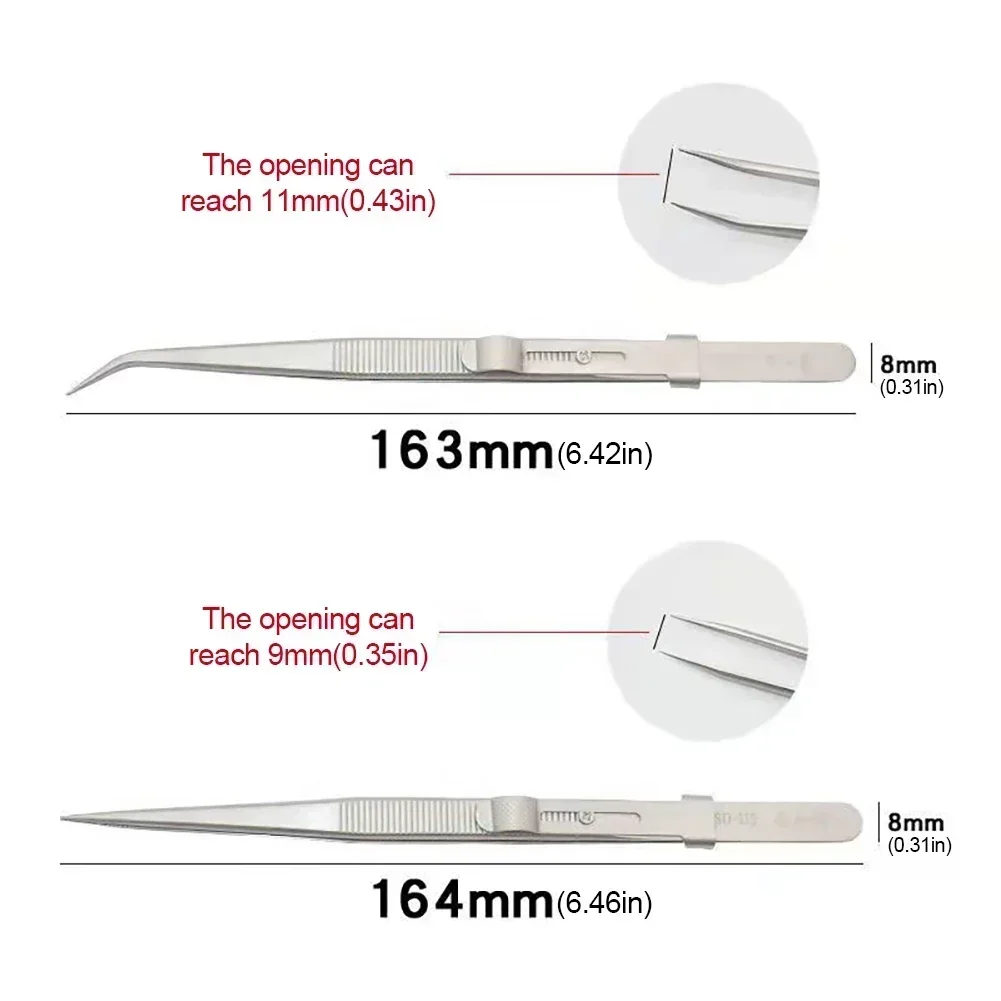 Антистатические пинцеты электронный инструмент регулируемые инструменты для