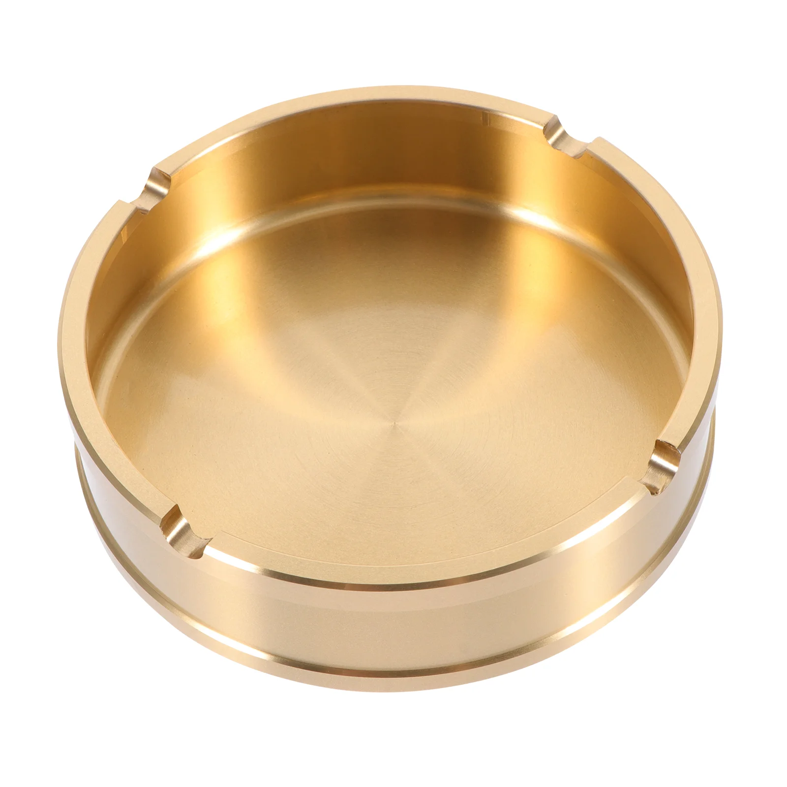 

Ashtray Desktop Copperbutt Use Metal Decor Restaurant Home Cool Rounded Ashtrays Indoor Container Holder Windproof