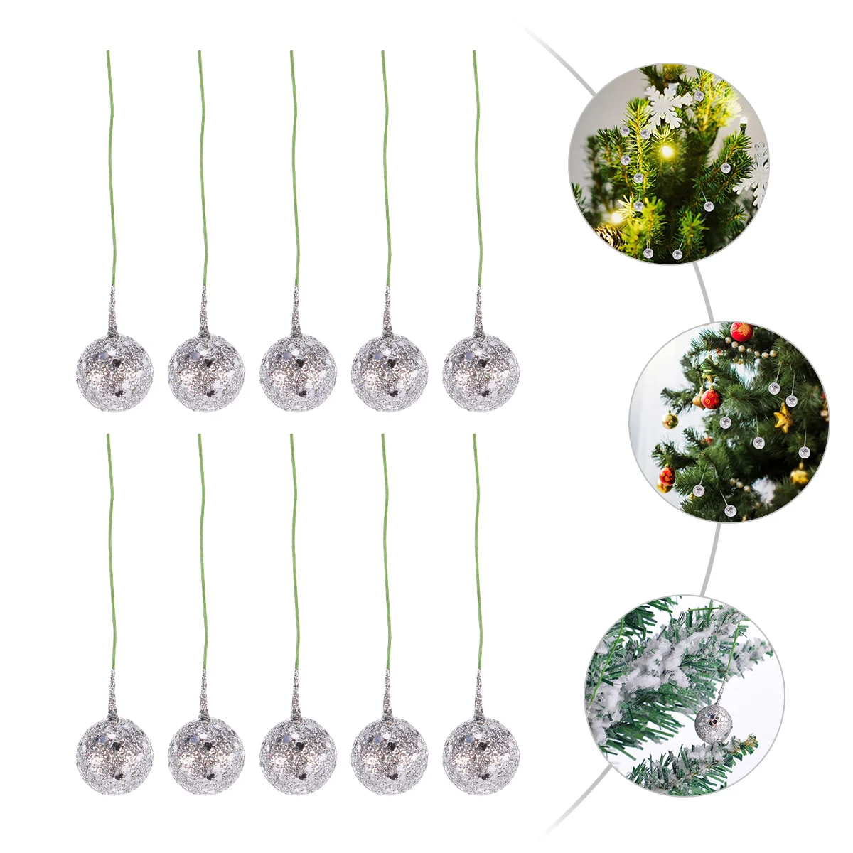 

Berry Christmas Tree Artificial Xmas Diy Floral Branch Stems Picks Pick Berries Decoration Bubble Fake Ornament Filler Flowers