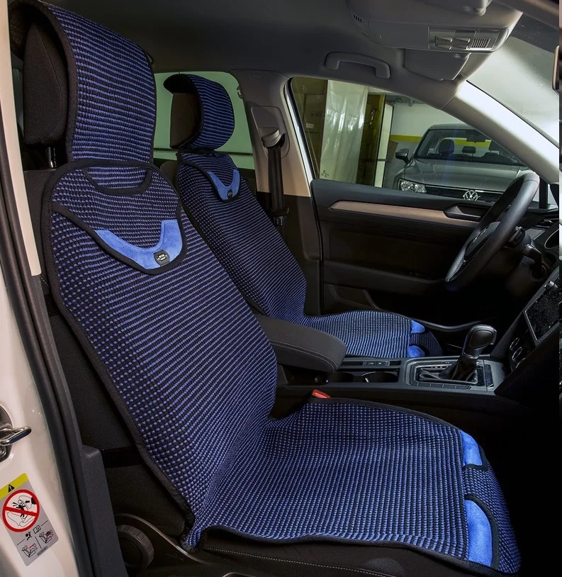 

Чехлы на сиденья автомобиля, Универсальные синие защитные накидки на сиденья, для сна и путешествий, 2 комплекта