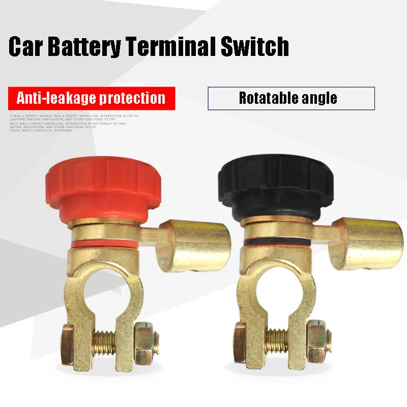 

17mm Car Battery Terminal Switch Quick Disconnect Truck Auto Parts Anti Leakage Protection Switch Car Battery Accessories