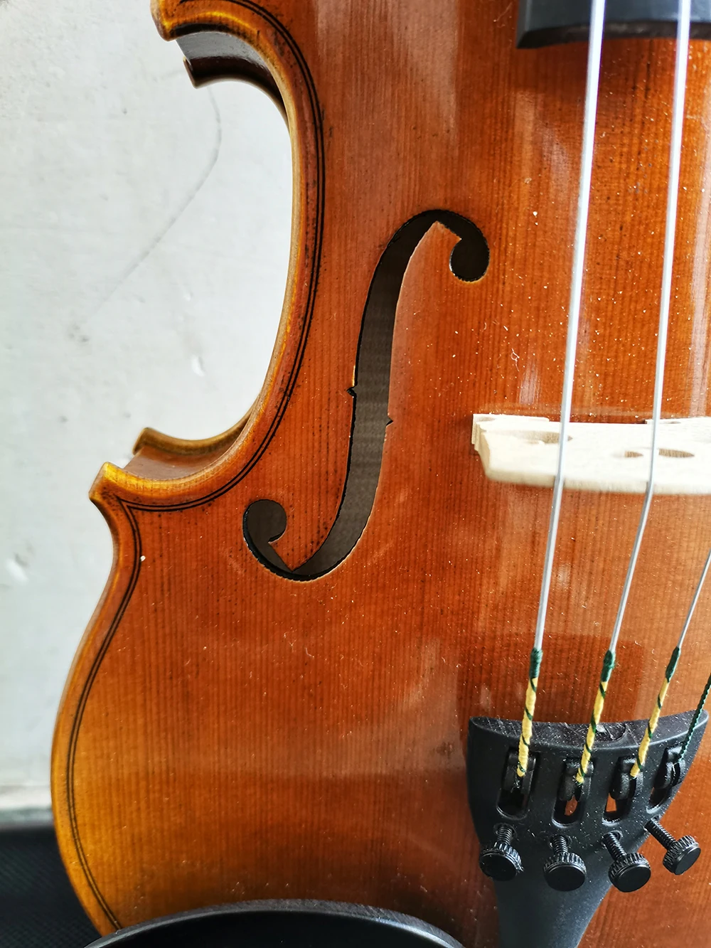 Ручная работа 7/8 4/4 для женщин Miss Stradivarius красно-желтая скрипка o итальянская