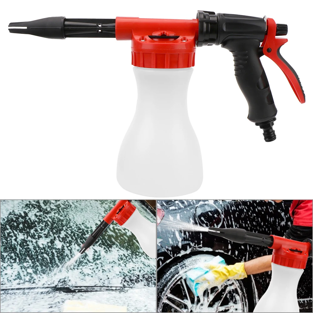 

Soap Shampoo Sprayer Cleaning Washing Tool Low Pressure Snow Foamer Lance Nozzle Auto Accessories 800ml Car Washer Foam Washing