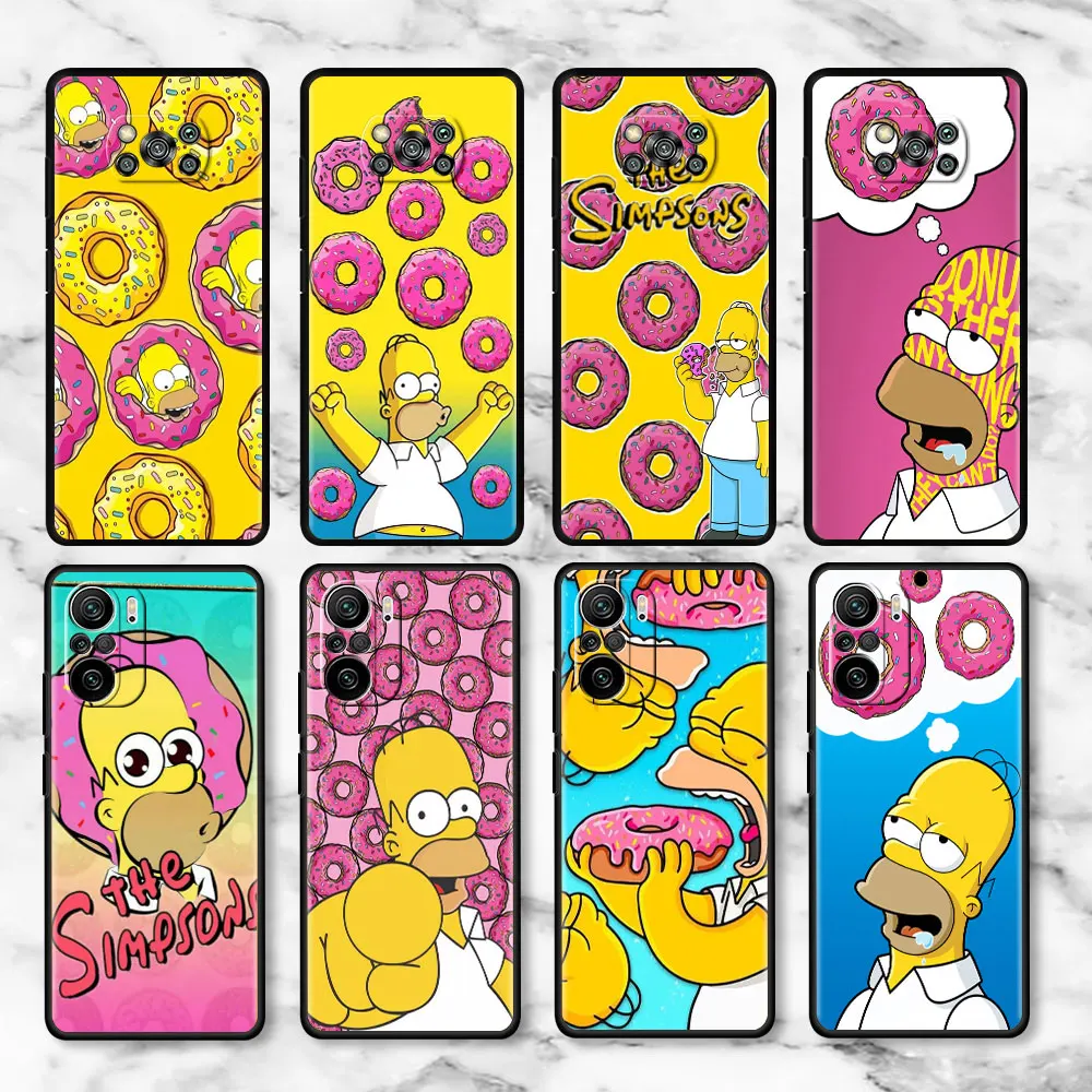 

Cartoon Simpsons TPU Case For Xiaomi Mi Poco X3 Pro X4 NFC F3 M3 F4 GT M4 F1 11 Lite 5G NE 11T 10T 9T Silicone Phone Cover Funda