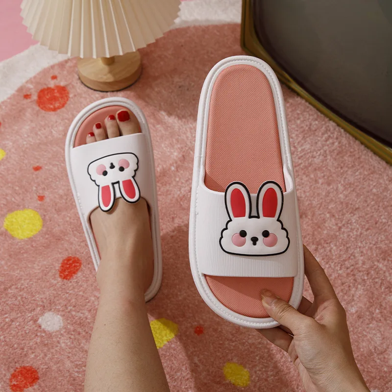 

Тапки для мужчин и женщин, Мультяшные домашние тапочки, Нескользящие, износостойкие, симпатичные, летние