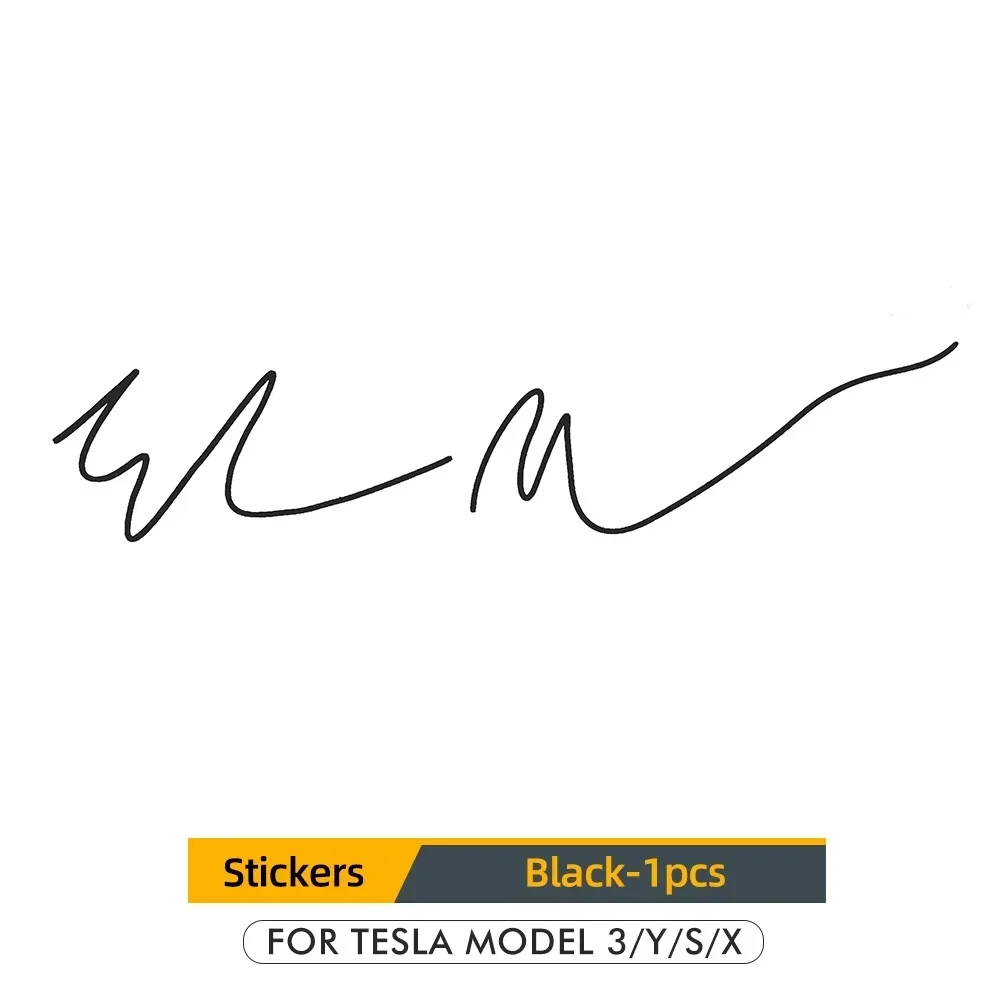 

Наклейки Элона Маска Для Tesla Model 3/Y/X/Cybertruck, Автомобильные Эмблемы, Декоративные Аксессуары
