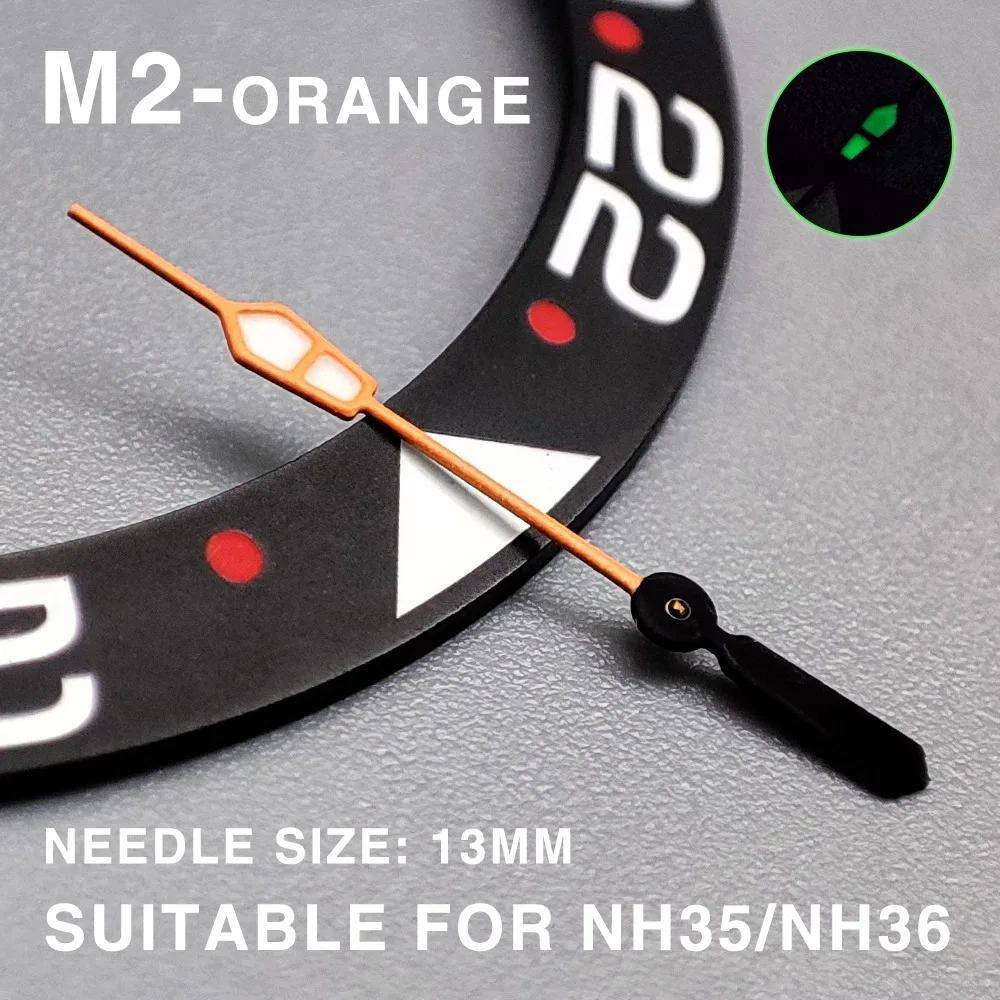 13 ММ МЕХАНИЧЕСКИЕ ЧАСТИ ПРЕОБРАЗОВАТЕЛЬНЫХ ЧАСОВ NH35 РУЧНЫЕ ЗЕЛЕНЫЕ ЛЮМИНИЕВЫЕ