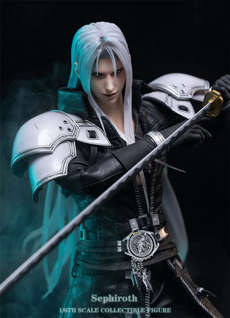 

In Stock 30cm GAMETOYS GT-003 1/6 Scale Male PVC Sephiroth Action Figure Model Toys