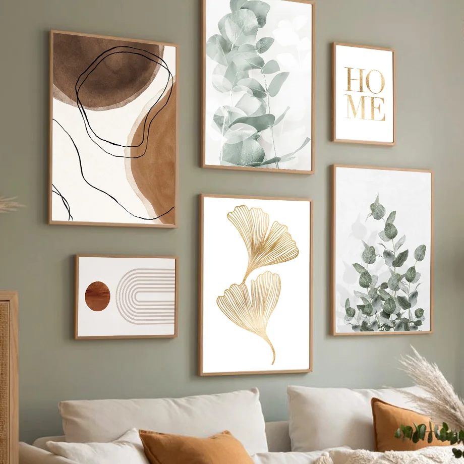 Пляжные птицы Одуванчик трости абстрактные арки земля Сфера постеры холст