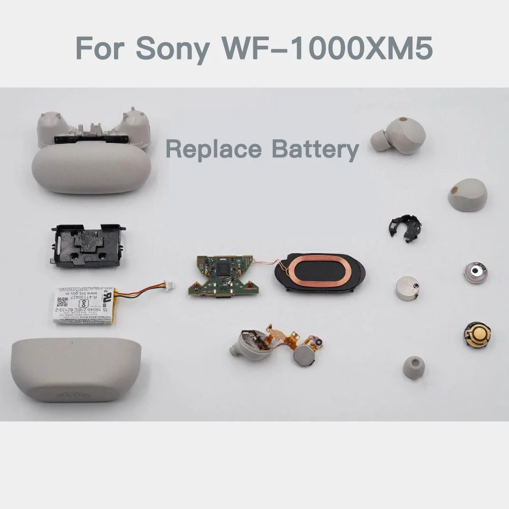 Фото Оригинальный новый аккумулятор ZeniPower ZP Z55FH 3.85V 90mAh для Bluetooth-наушников SONY WF-1000XM5 1000XM5 XM5 + бесплатные инструменты №3