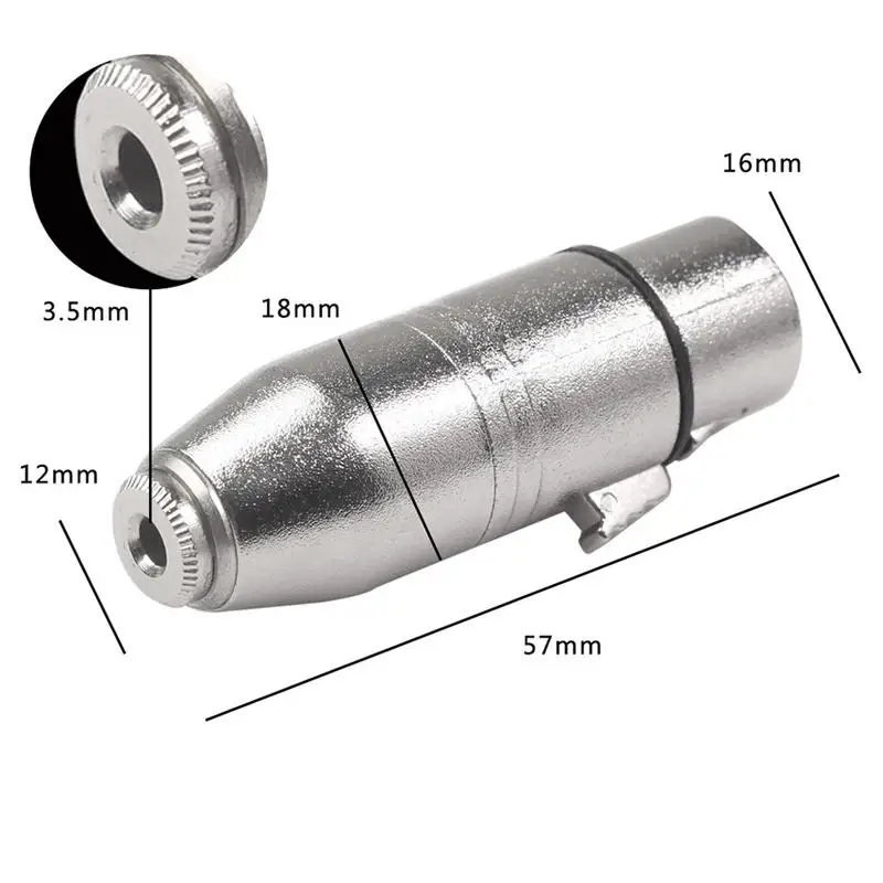 Гнездовой адаптер 3 5 мм для аудиоразъема применяемый на корпусе усилителя