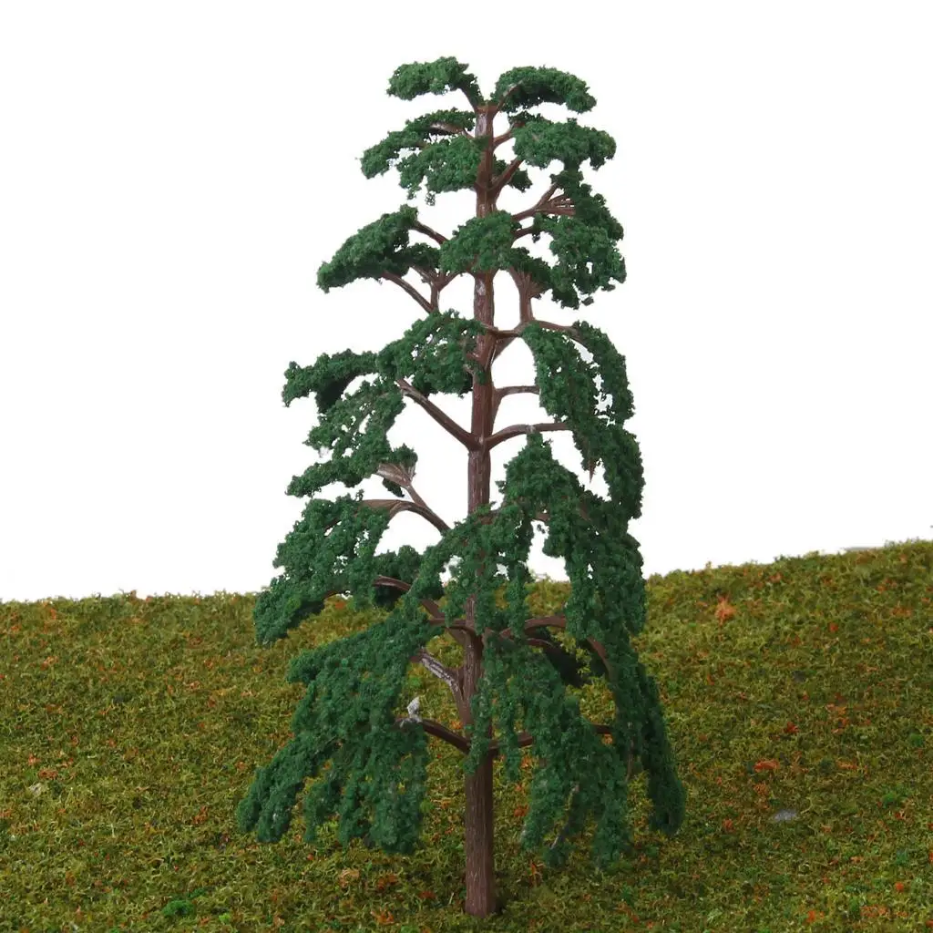 

5 Model Willow Trees Street Park War Game Park Landscaping 5cm 1: