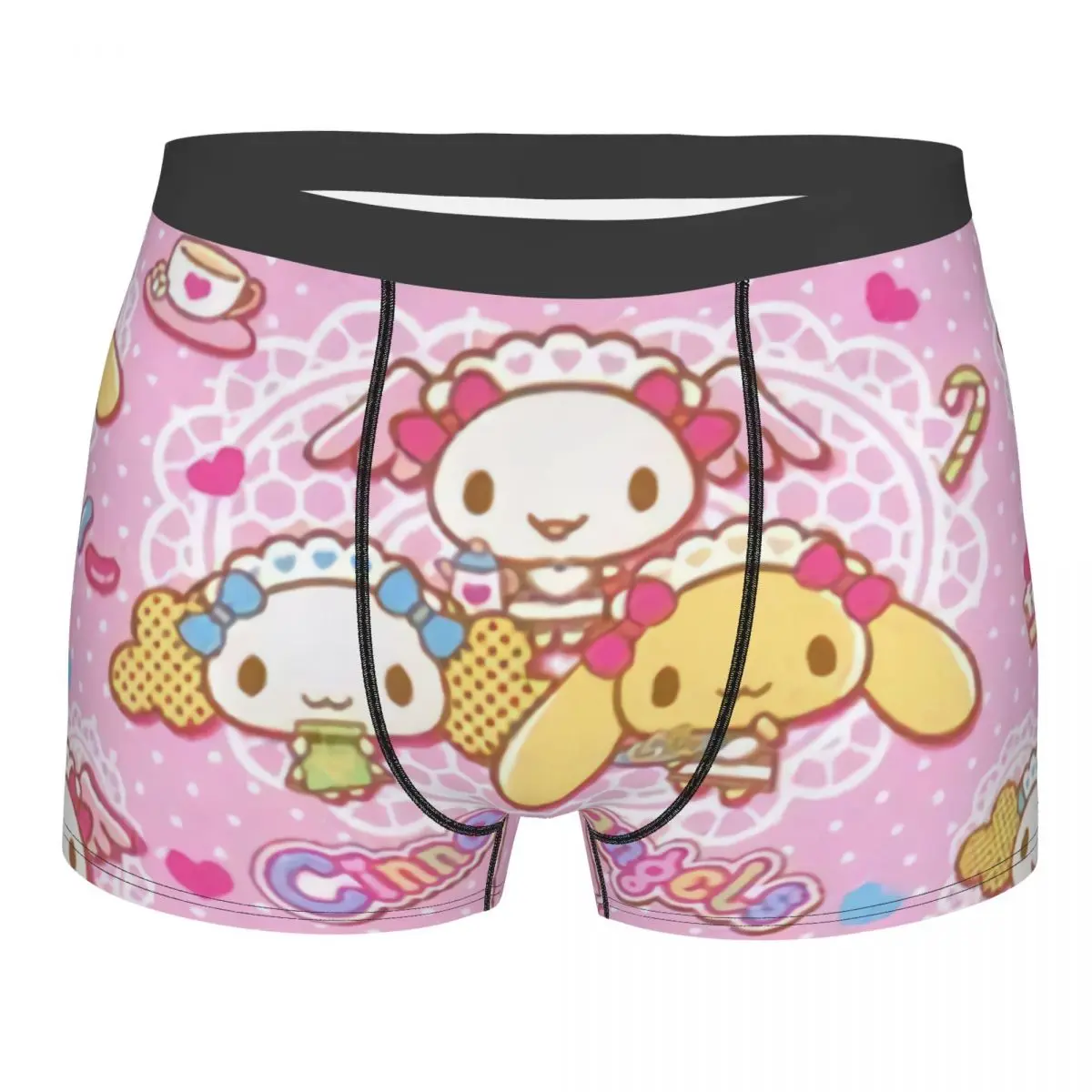 

Модные боксеры sugarbunny, шорты, мужское удобное нижнее белье с японским анимационным Кроликом, нижнее белье