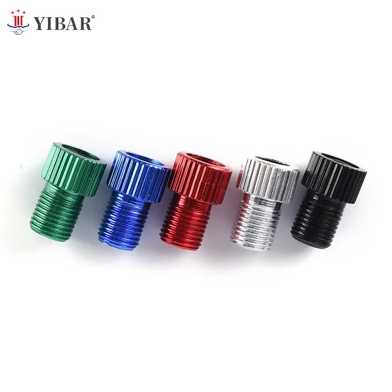 

4Pcs/lot Aluminum Alloy Tire Valve Adapter Presta To Schrader Tube Bicycle Bike Pump Tool