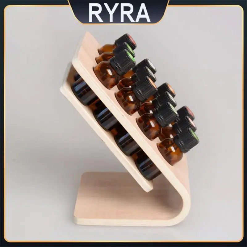 

Многофункциональный держатель для бутылок, контейнер для хранения с 12 отверстиями, изогнутая поверхность, цвет бревен, стойка, кухонные акс...