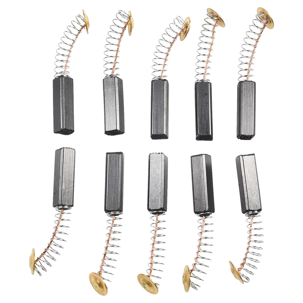 

Feathered Drill 5cm/2inch Carbon brush Engine For Electric Motor Replacement 10 Pcs 6x6x20mm Durable Sale High Quality