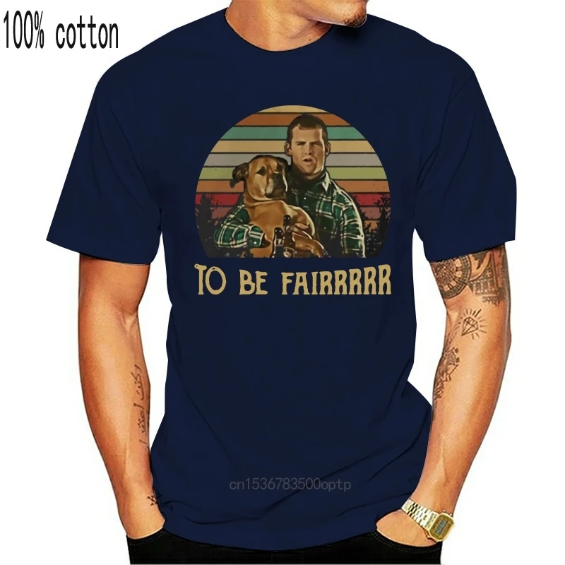 

Man Clothing Letterkenny Wayne To Be Fairrrrrr Vintage Men Black T-Shirt