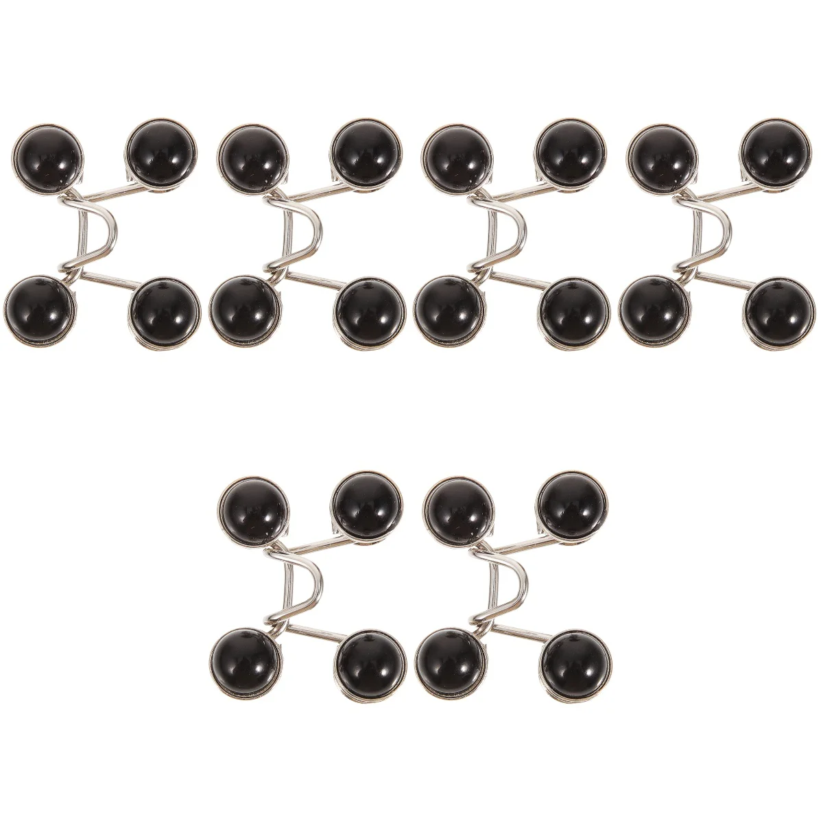 

6 Pcs Nail-free Buttons Skinny Jeans Waist Adjusting Buckle Tool Clip Alloy Adjustable Buckle. Accessory Supply