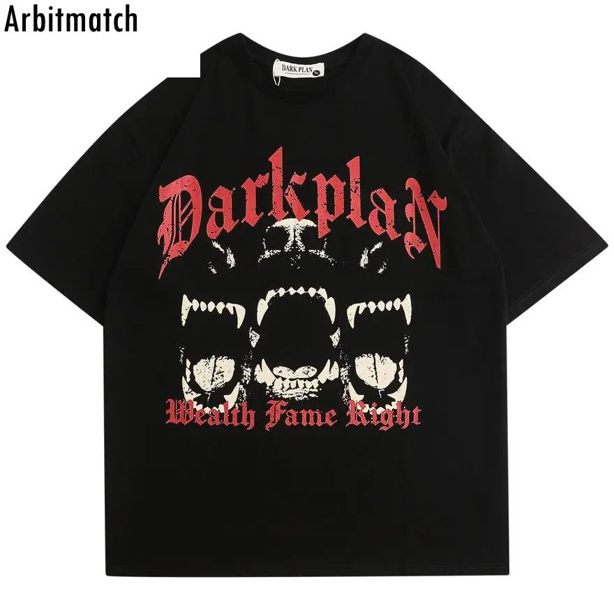 

2023 футболка с надписью собаки в стиле Харадзюку, мужская и женская модная уличная одежда, футболка с графическим принтом, летняя повседневн...