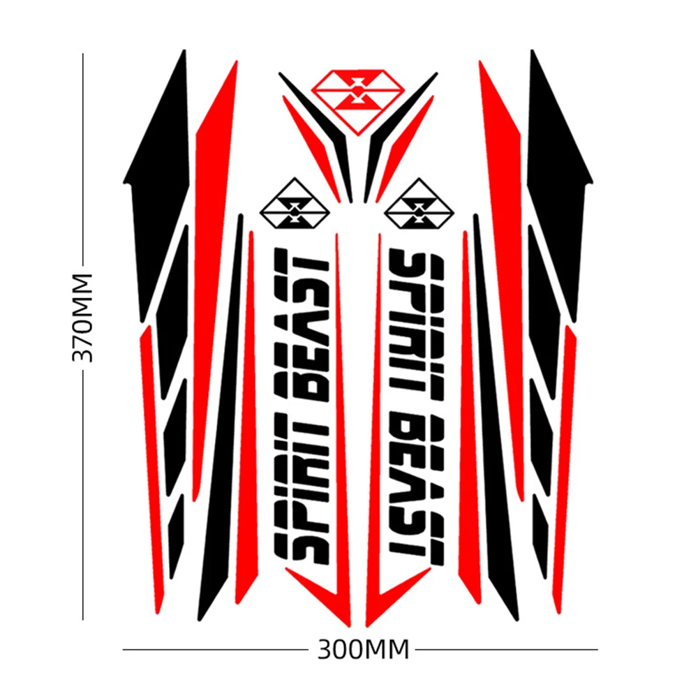 Наклейка на мотоцикл SPIRIT BEAST светоотражающая Водонепроницаемая декоративная