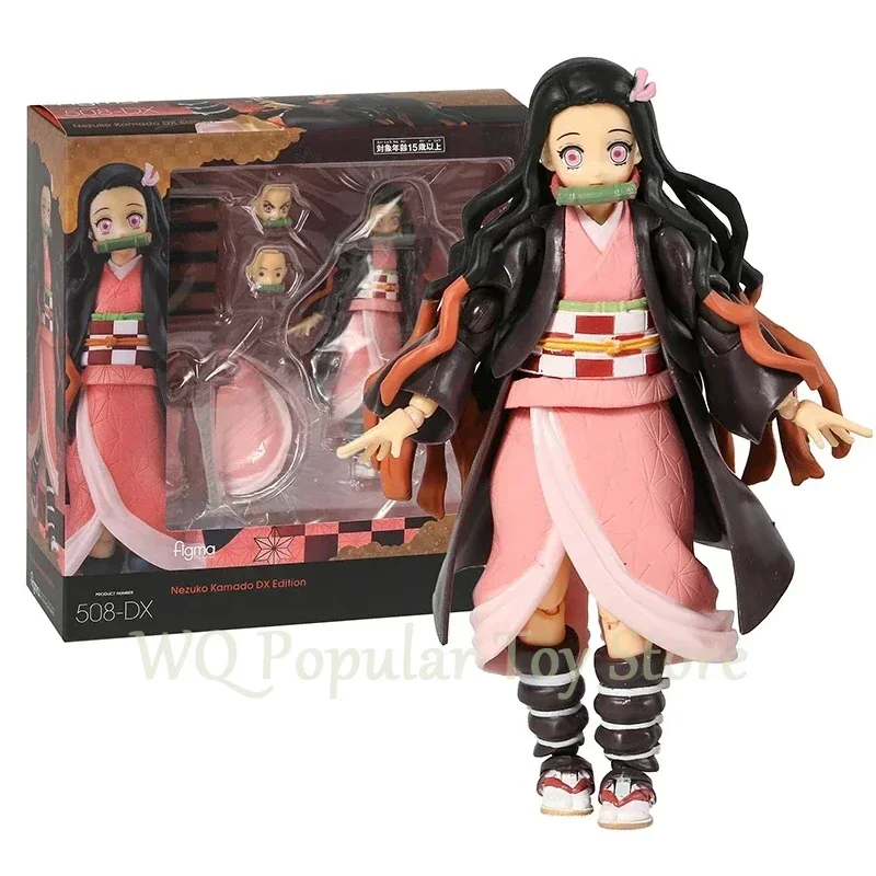 13 см фигурки убийцы демонов Figma Kamado Nezuko 508 Tanjiro 498 экшн-фигурка аниме статуя из ПВХ