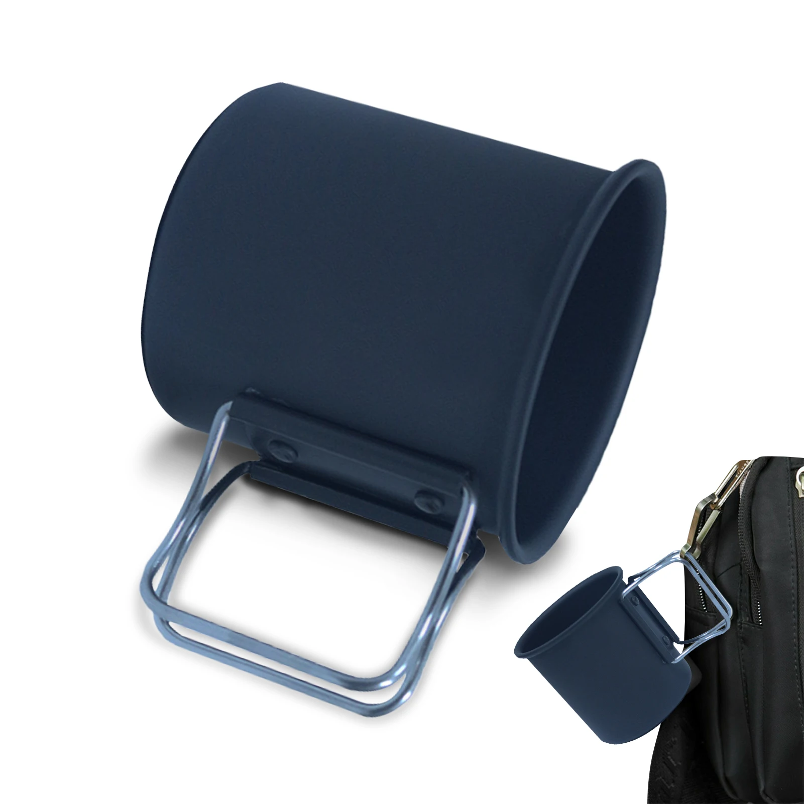 

Кружки для воды в стиле ретро из алюминиевого сплава, кружка для пива, сока, питьевая Кружка со складной ручкой, чашка с одной стенкой для отд...