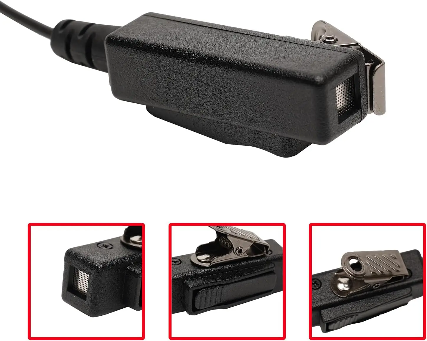 Фото Гарнитура с микрофоном и кнопкой PTT, совместимая с Kenwood NX-200 NX-300 NX-210 NX-3300 TK-3180 NX5200 TK-5300 NX-5400 K2 TK-280 TK29 №4